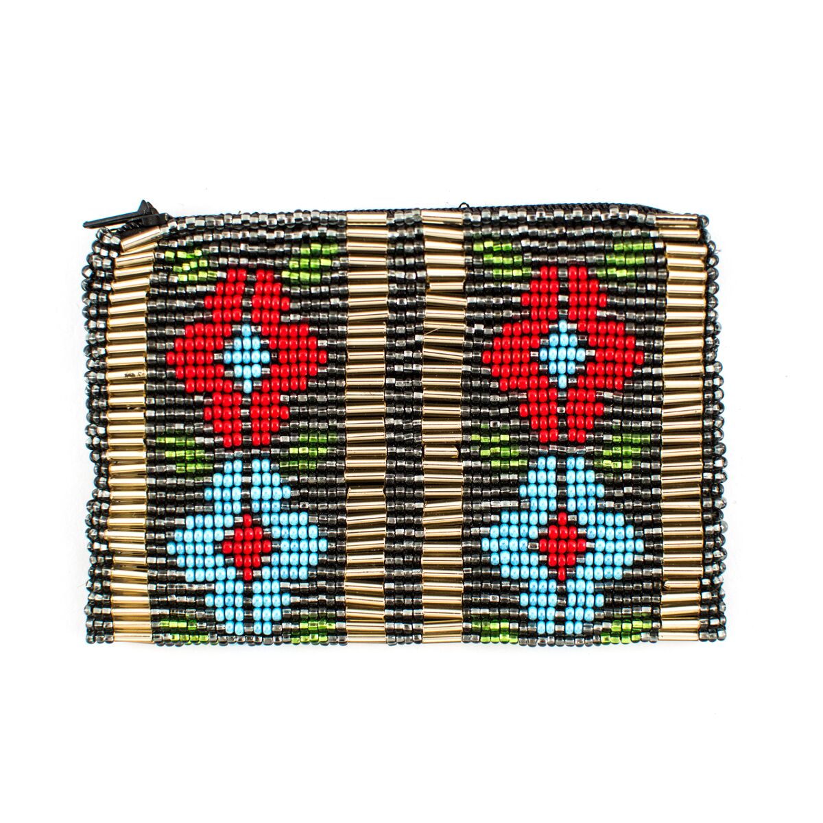 Native American Style Beaded Coin Pursechange Purse for 