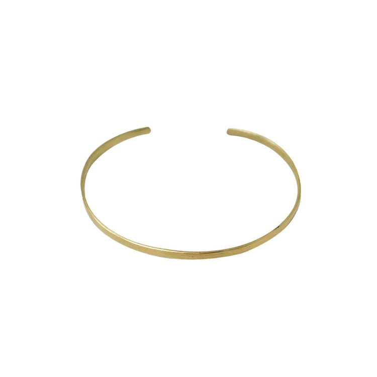 Simple Band Cuff- Gold