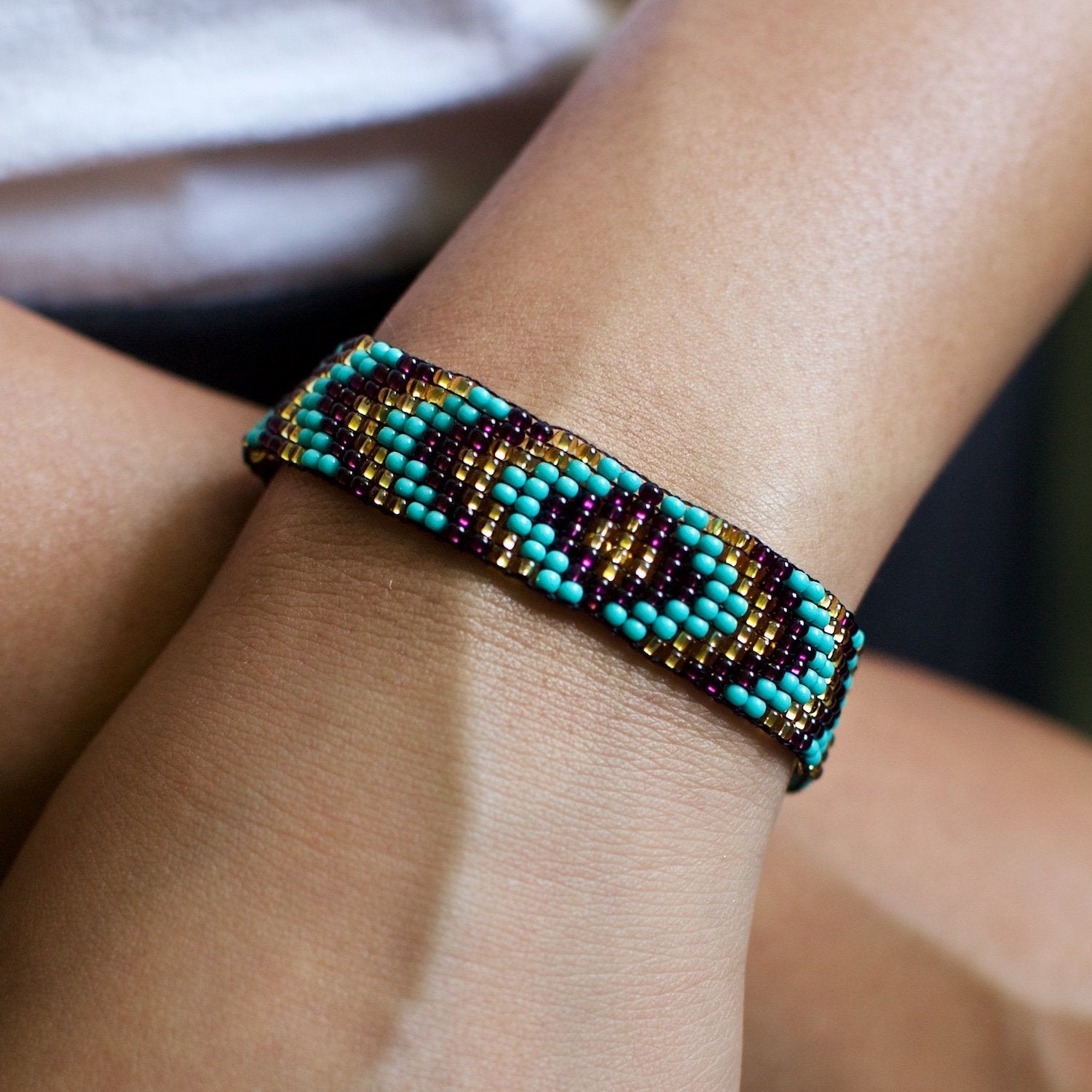 beaded friendship bracelet