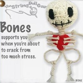 Bones String Doll Keychain