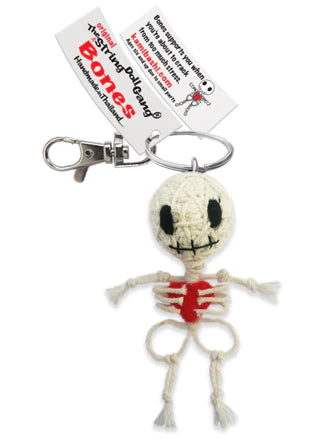 Bones String Doll Keychain