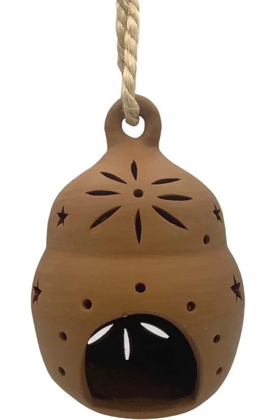 Pear Shaped Ceramic Lantern