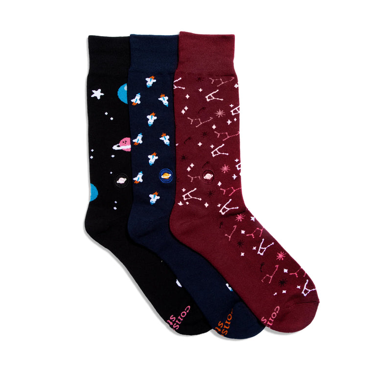 Boxed Set Socks That Support Space Exploration