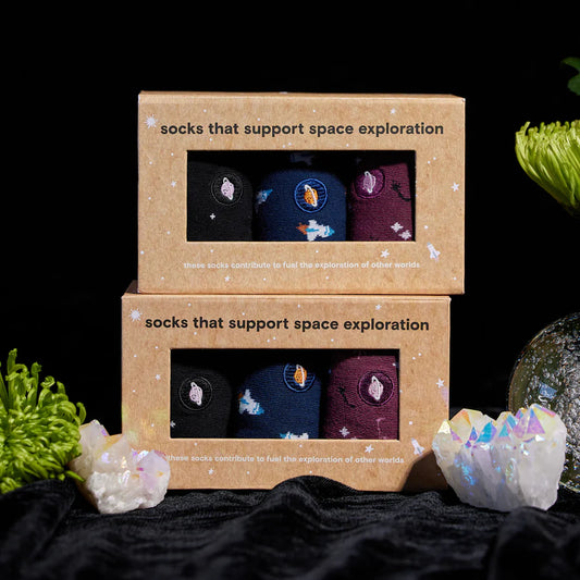 Boxed Set Socks That Support Space Exploration