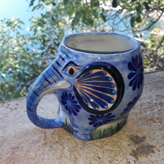 Fair Trade Elephant Coffee Cup / Mug made in Guatemala