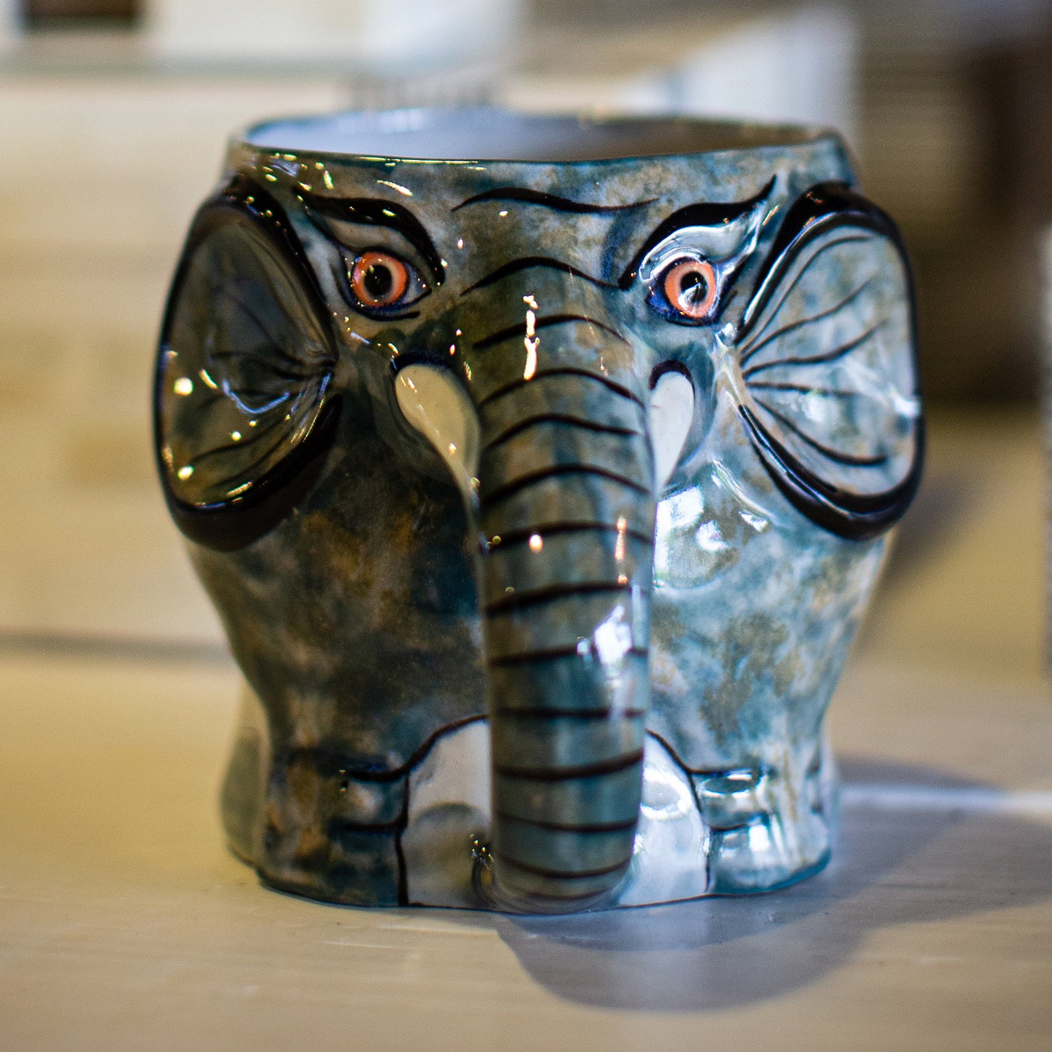 Fair Trade Elephant Coffee Cup / Mug made in Guatemala