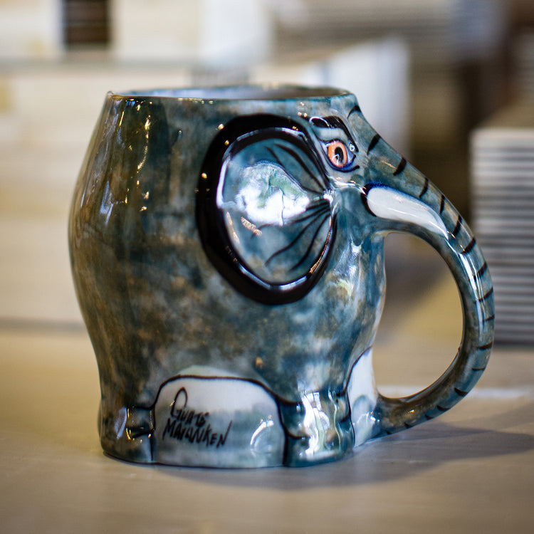 Fair Trade Elephant Coffee Cup / Mug made in Guatemala
