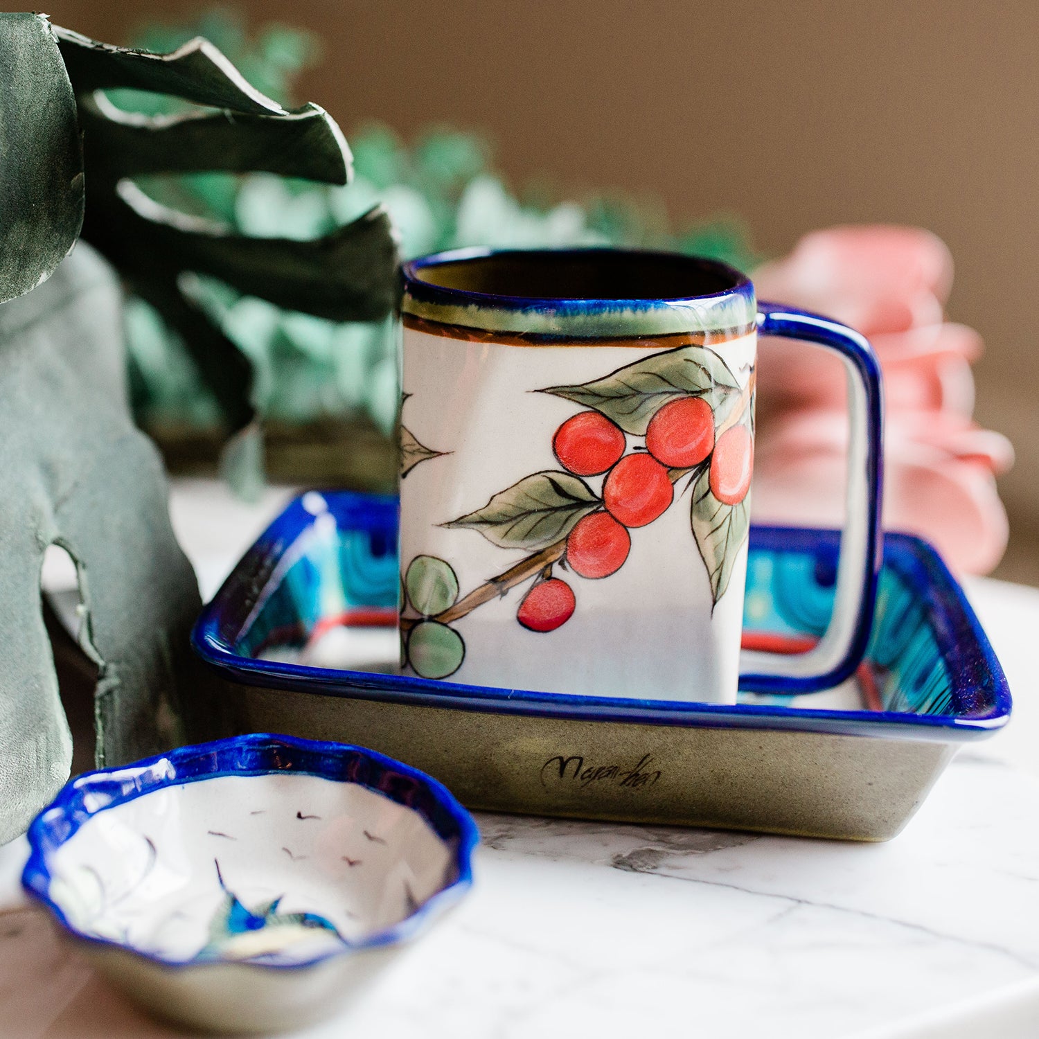 handmade fair trade ceramics pottery for the kitchen shower gift wedding present tapas dish fair trade home decor accessorize my home ethically made handpainted wild bird jewelry tray dish