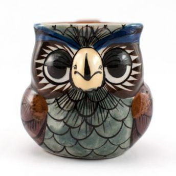 Fair Trade Handmade Ceramic Guatemalan Owl Coffee Mug
