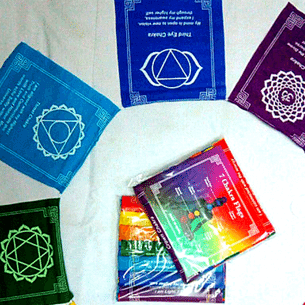 Colorful Chakra Prayer Flag