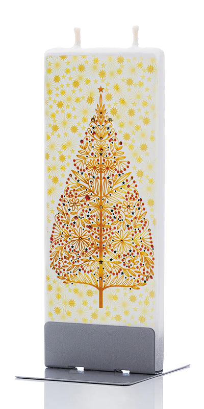 Gold Christmas Tree Handmade Gifting Candle