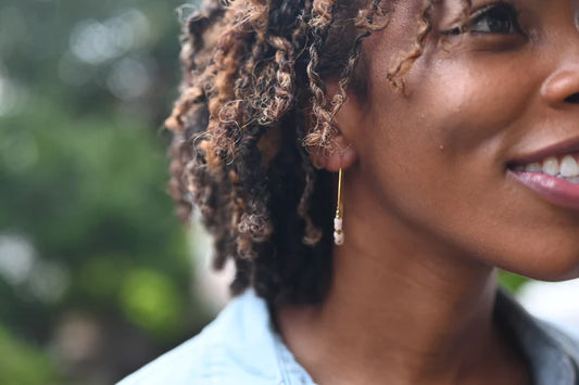 Morse Code Earrings FRIEND