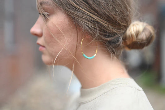 Morse Code Earrings HOPE