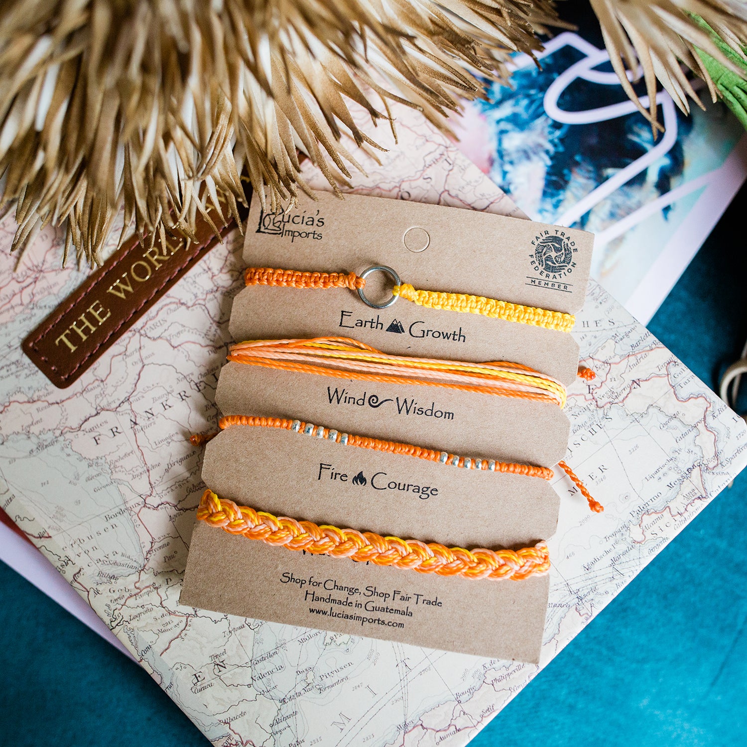 Fair trade String Bracelets handmade in Guatemala