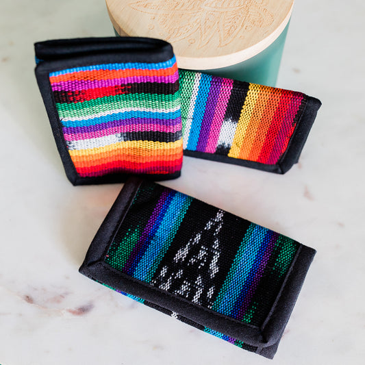 Lucia's World Emporium Fair Trade Handmade Guatemalan Fabric R & N Wallet