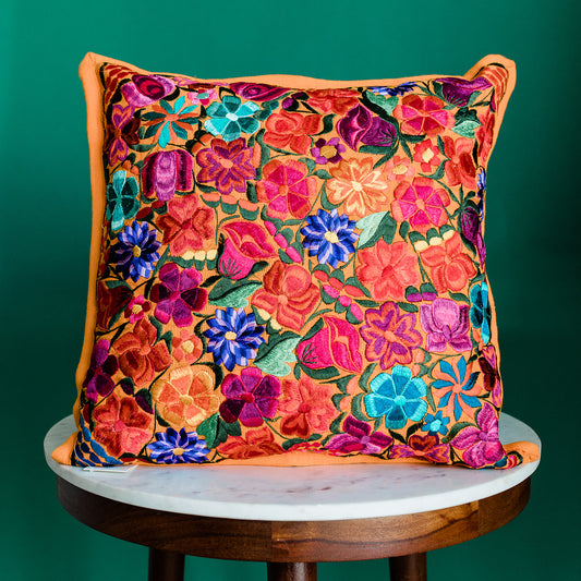 fiesta floral pillow case