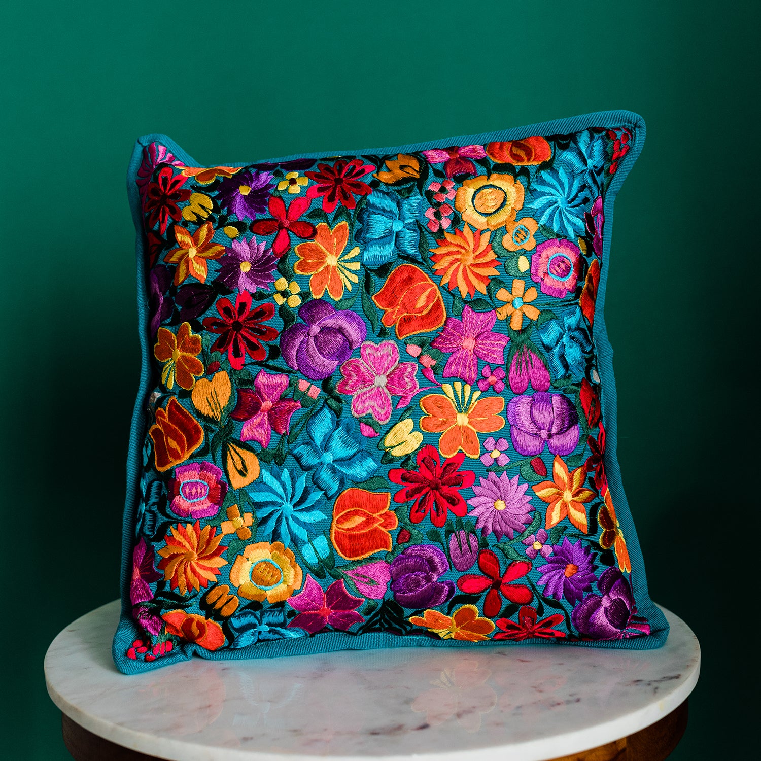 fiesta floral pillow case