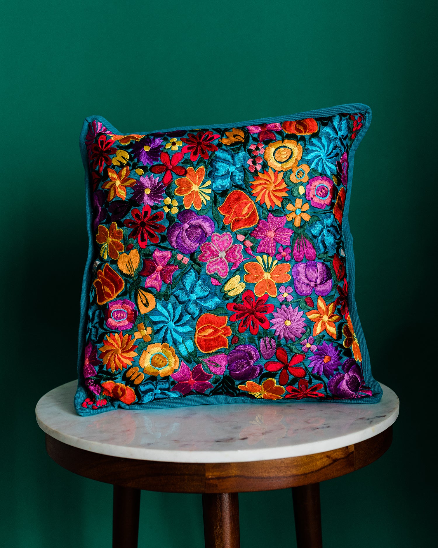 fiesta floral pillow case
