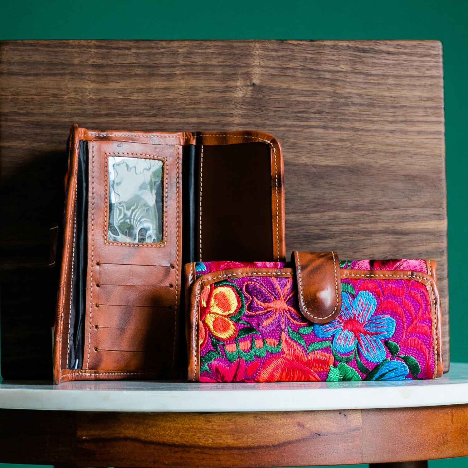 Womens floral wallets discount