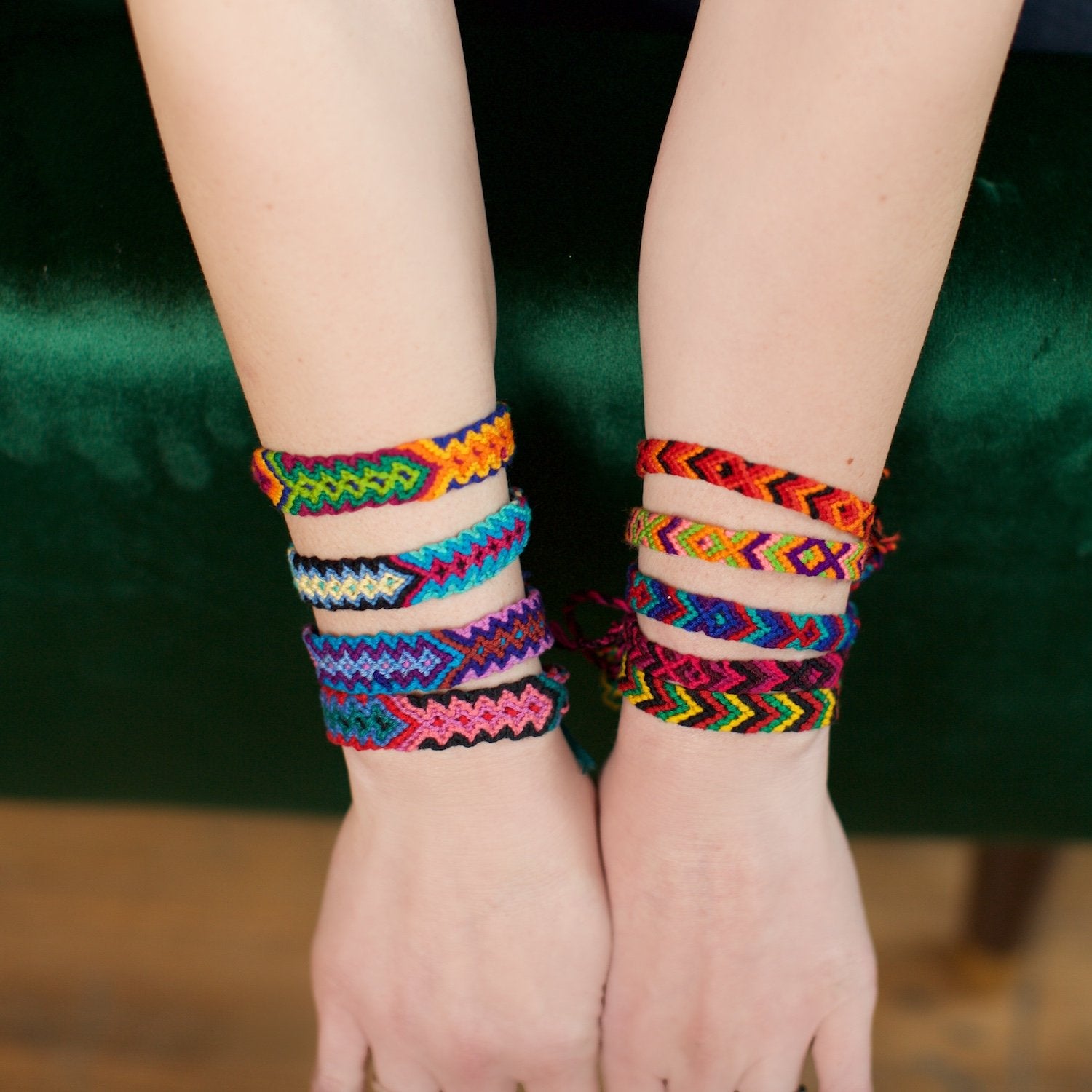 Lucia's World Emporium Fair Trade Handmade Guatemalan Woven Friendship Bracelet