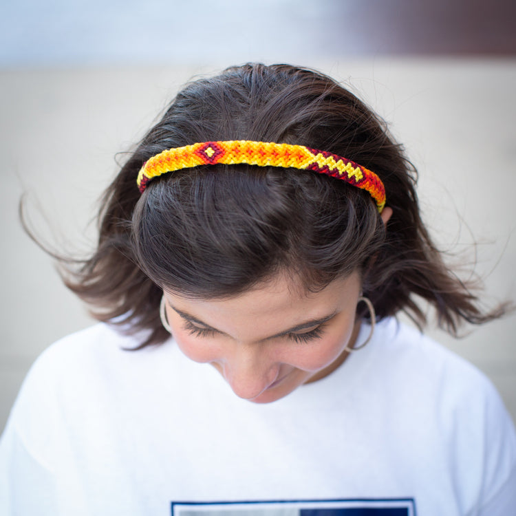 Lucia's World Emporium Fair Trade Handmade Woven Friendship Headband from Guatemala