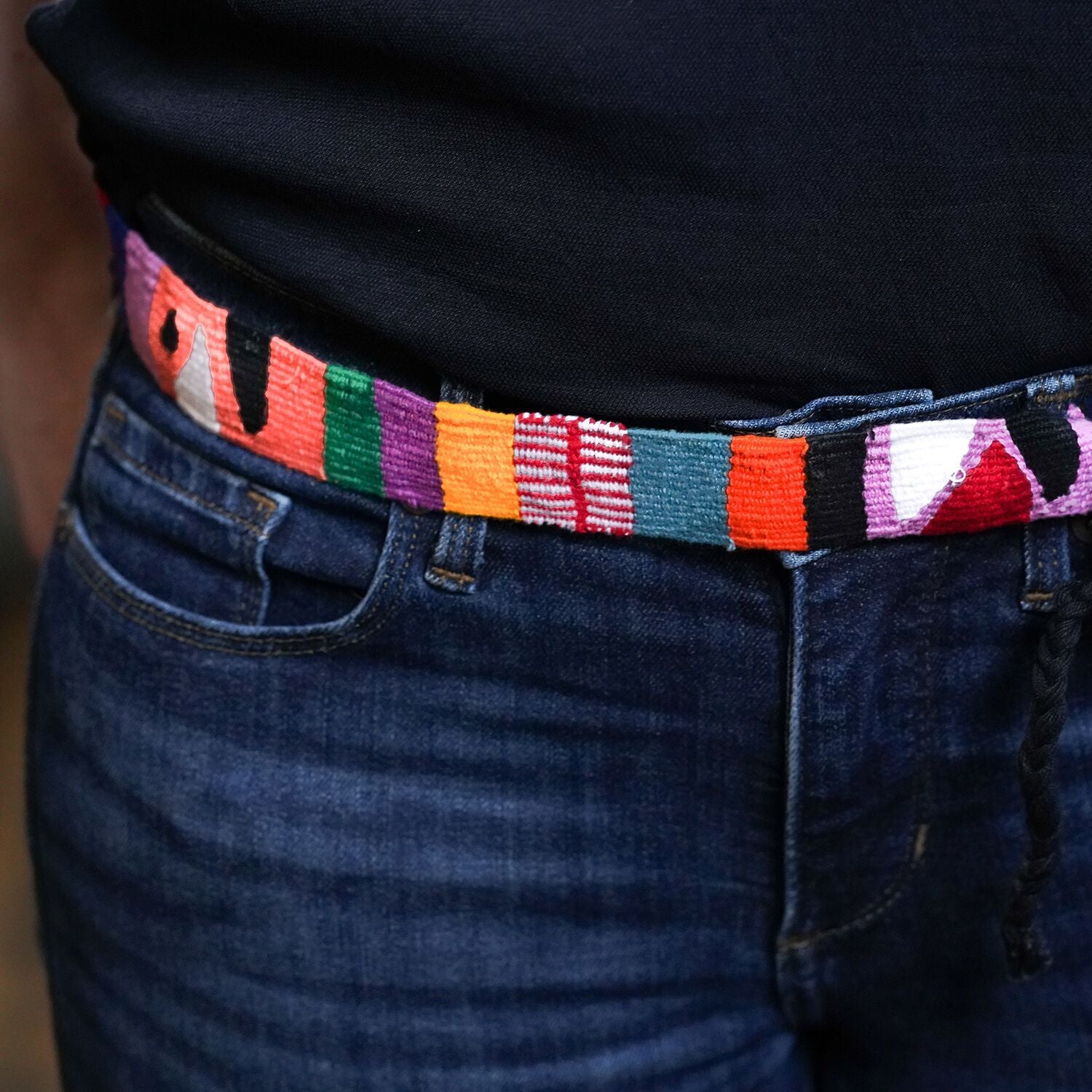 Lucia's World Emporium Fair Trade Handmade Guatemalan Woven Toto Sash and Headband