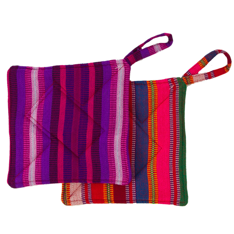 Lucia's World Emporium Fair Trade Handmade Guatemalan Fabric Potholder
