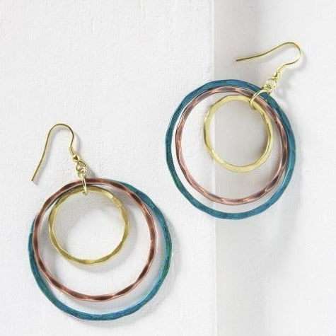 Hoop, Earrings, fair trade, color