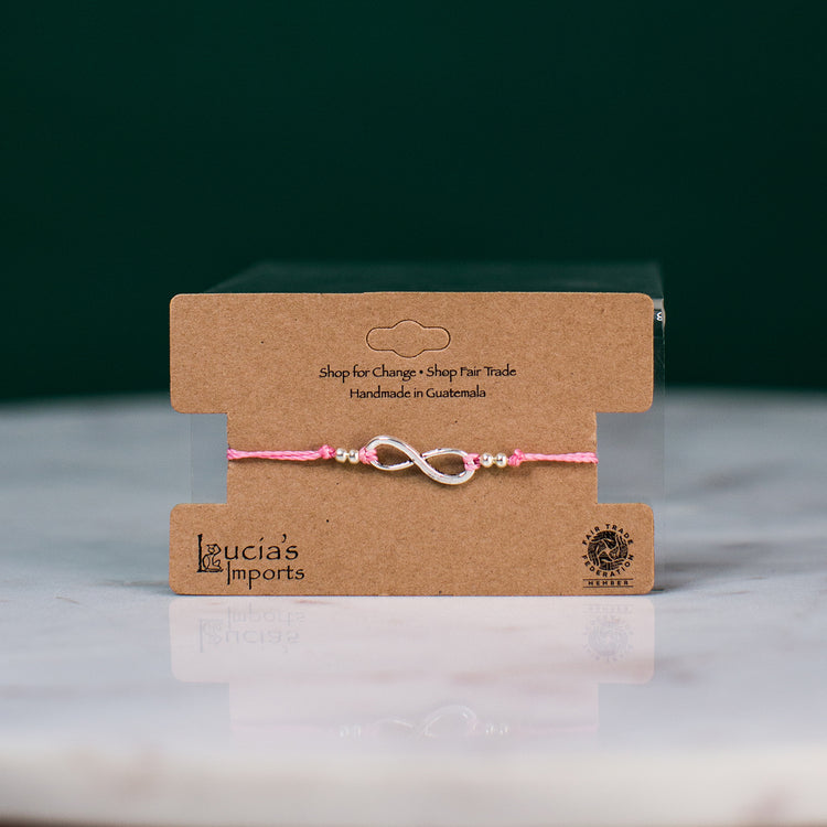 Infinity String Charm Bracelet