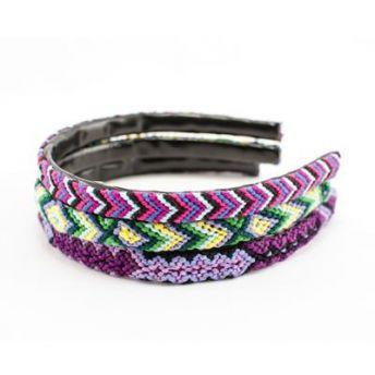 Lucia's World Emporium Fair Trade Handmade Woven Friendship Headband from Guatemala