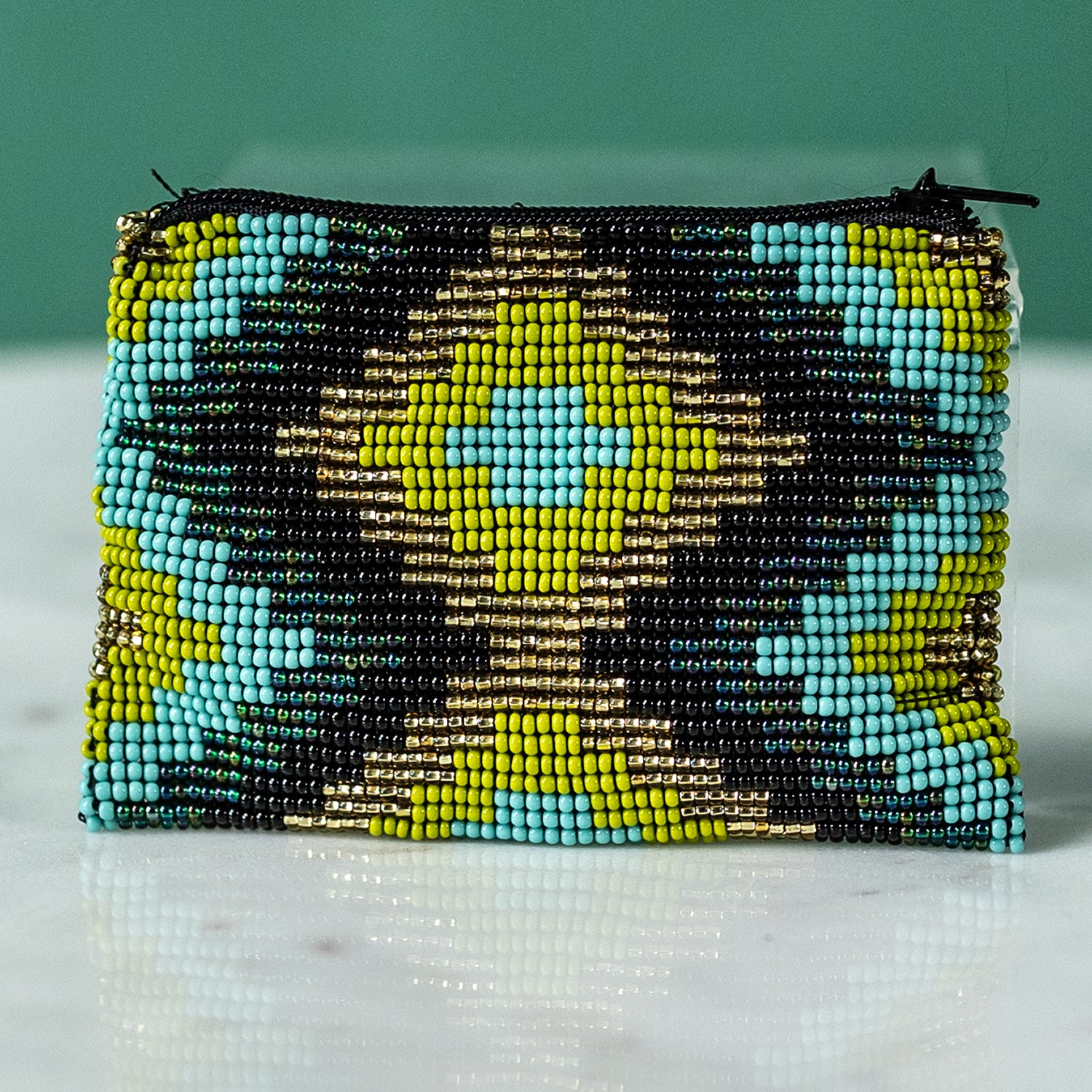 Native American Style Beaded Coin Pursechange Purse for 