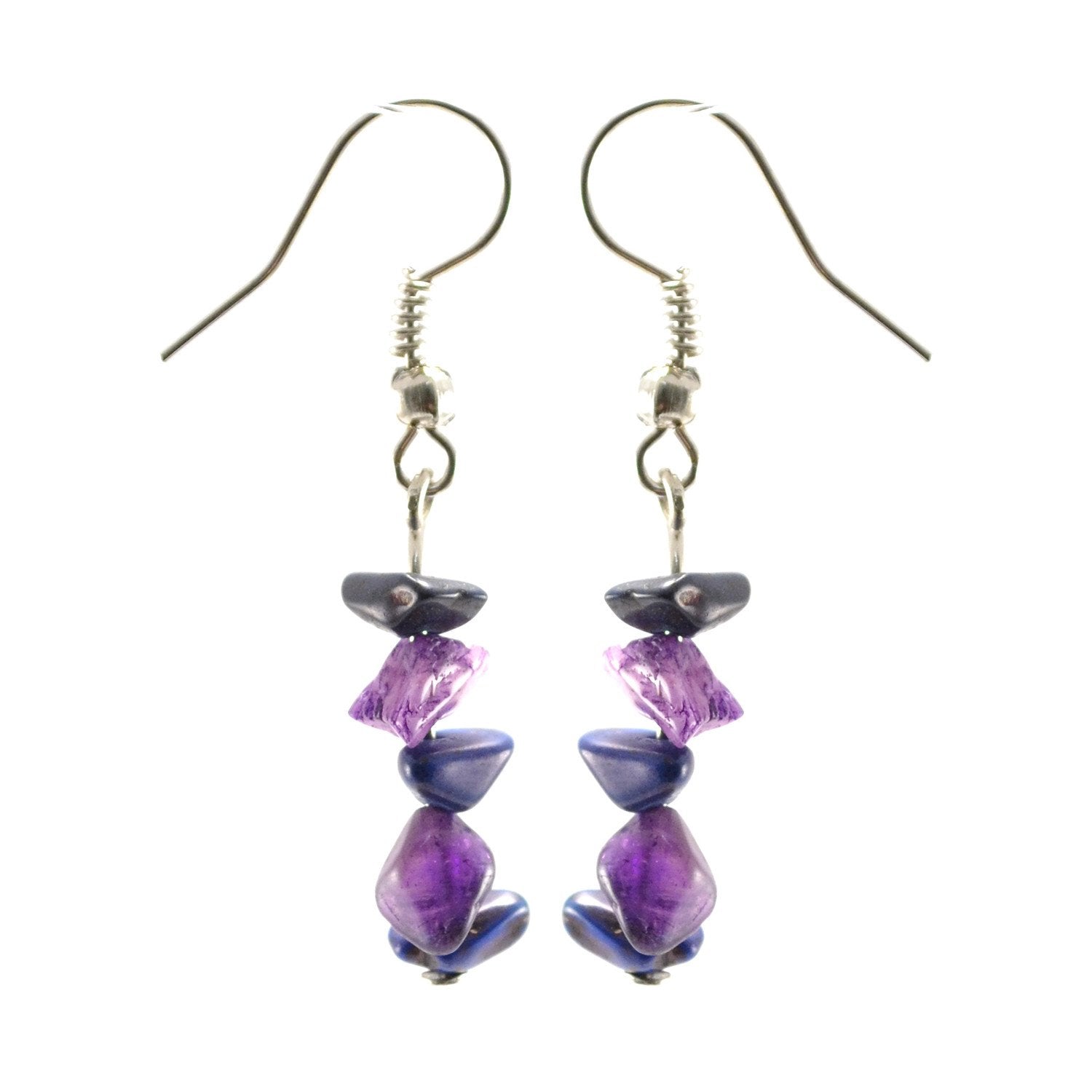 Lucia's World Emporium Fair Trade Handmade Rock Candy Earrings from Guatemala