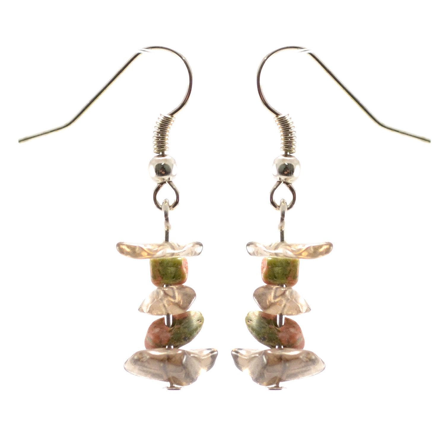 Lucia's World Emporium Fair Trade Handmade Rock Candy Earrings from Guatemala