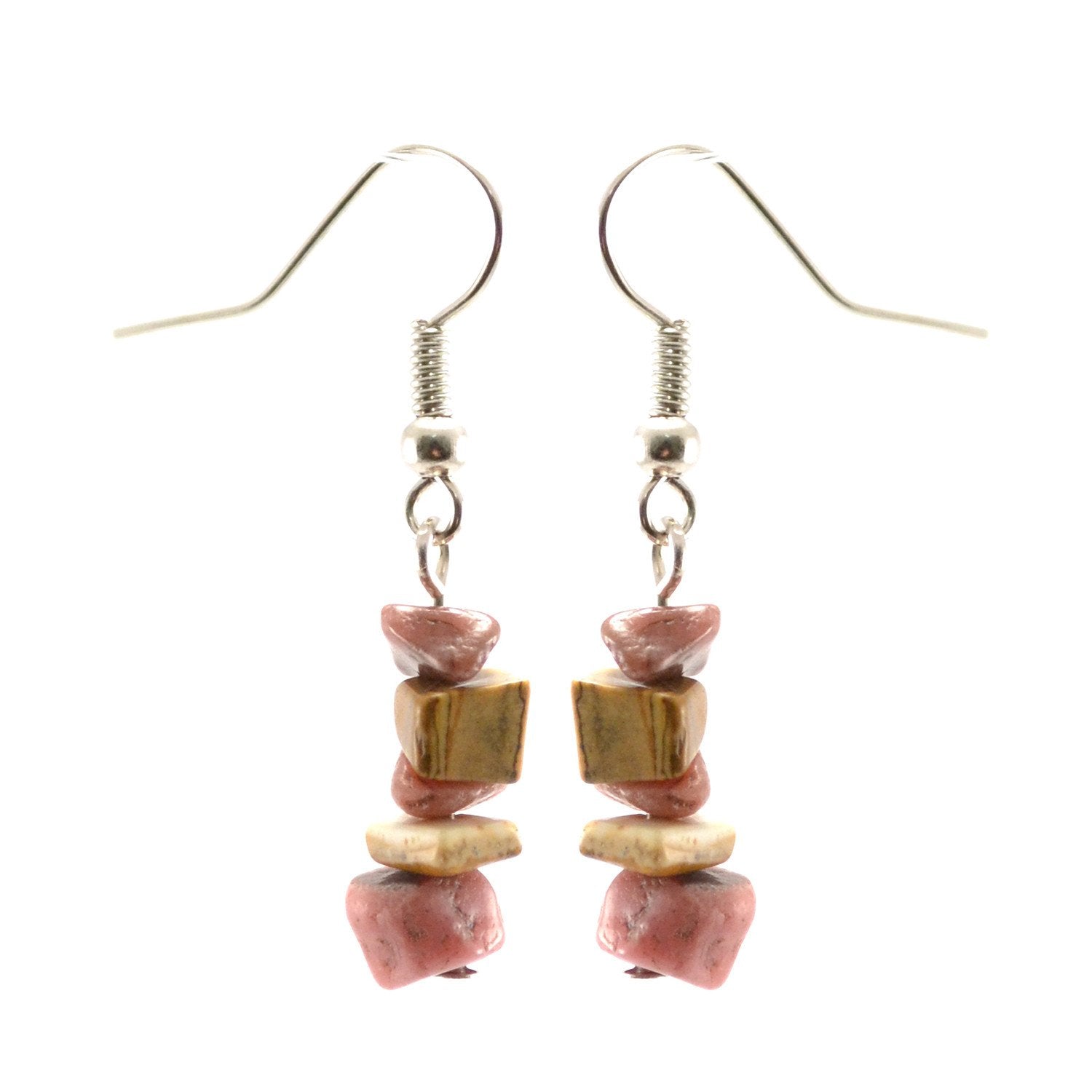 Lucia's World Emporium Fair Trade Handmade Rock Candy Earrings from Guatemala