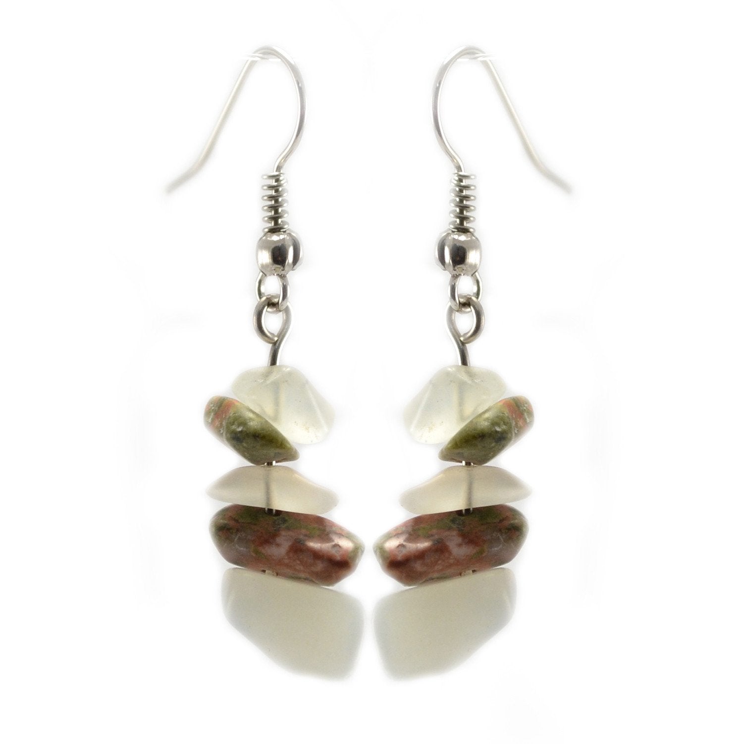 Lucia's World Emporium Fair Trade Handmade Rock Candy Earrings from Guatemala