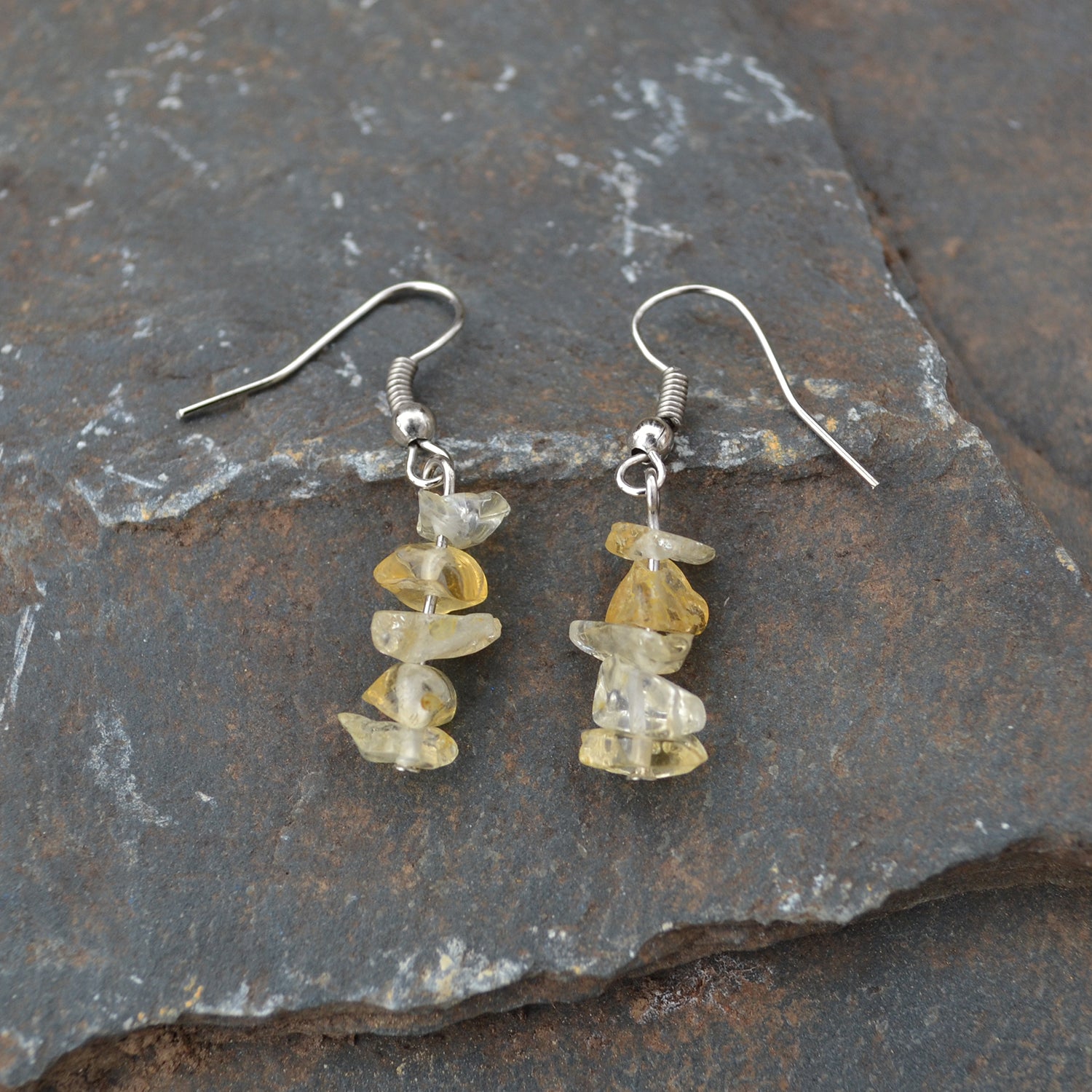 Lucia's World Emporium Fair Trade Handmade Rock Candy Earrings from Guatemala