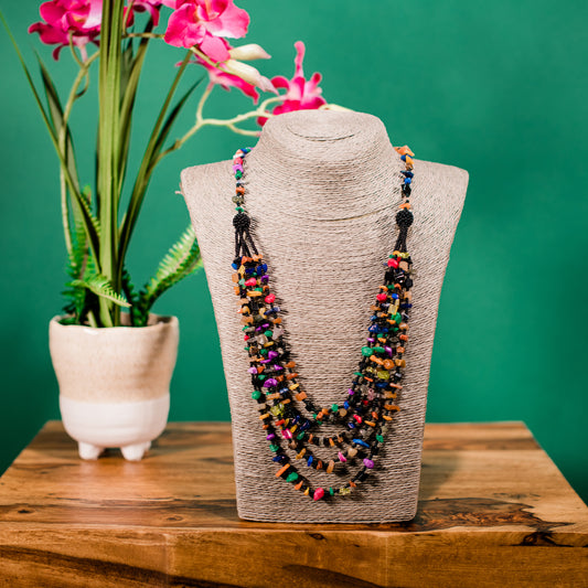 Fiesta Necklace in Black