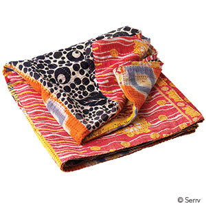 Fair Trade Kantha Throw Blanket