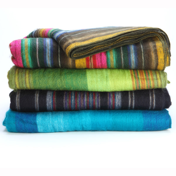 Fair Trade Large Acrylic Blanket, Ecuador