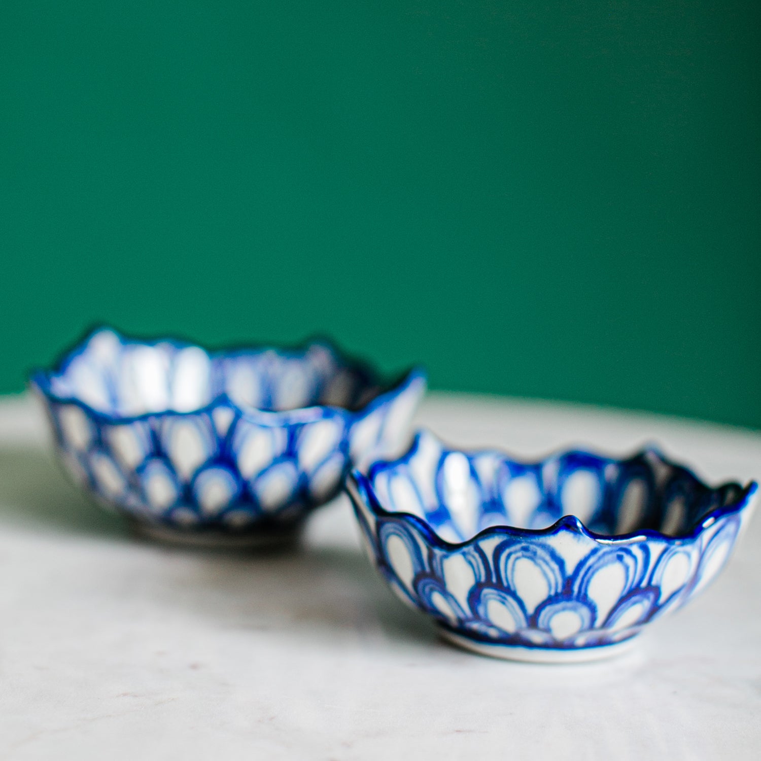 Lucia's World Emporium Fair Trade Handmade Guatemalan Ceramic Lotus Bowl
