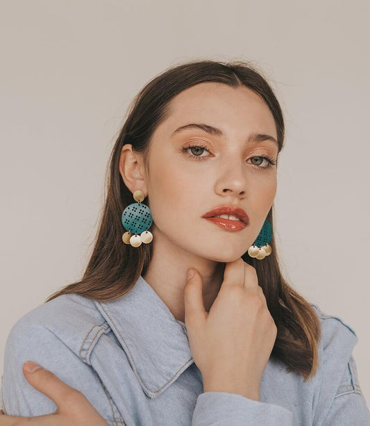 Chameli Earrings Coin Cascade