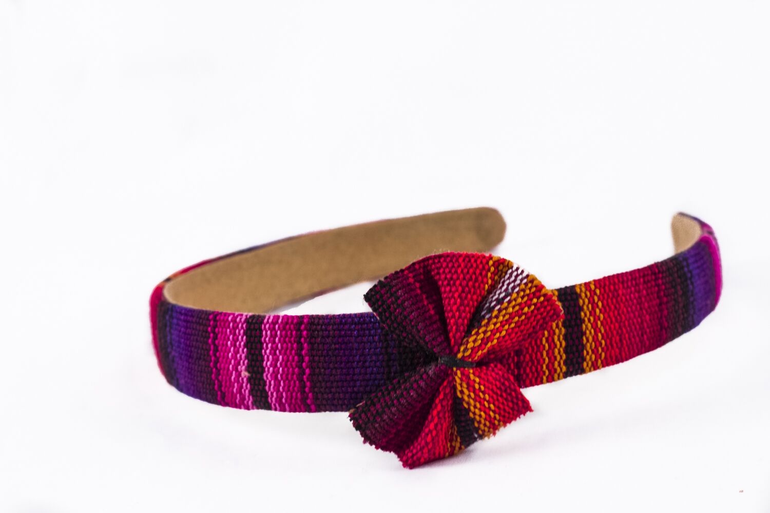 Lucia's World Emporium Fair Trade Handmade Guatemalan Headband with Bow