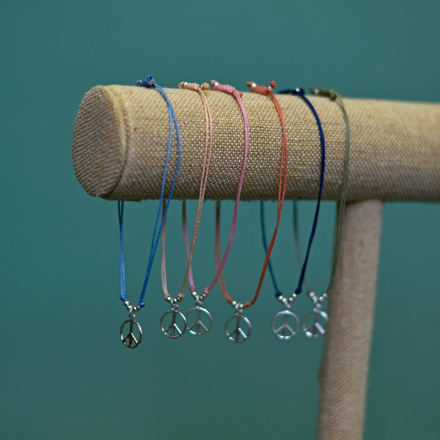 Fair Trade Peace String Bracelet