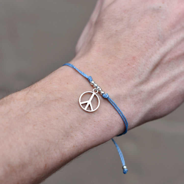 Fair Trade Peace String Bracelet