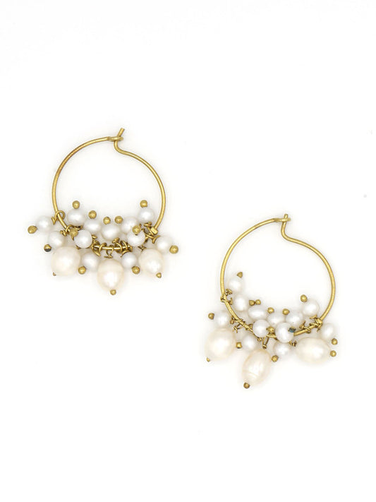 Pearl Party Hoops