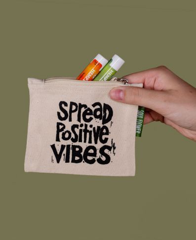 Hippie Small Zipper Pouch