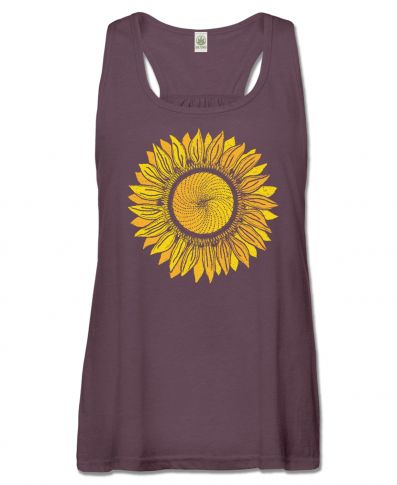 Sunflower Recycled Racerback Tank