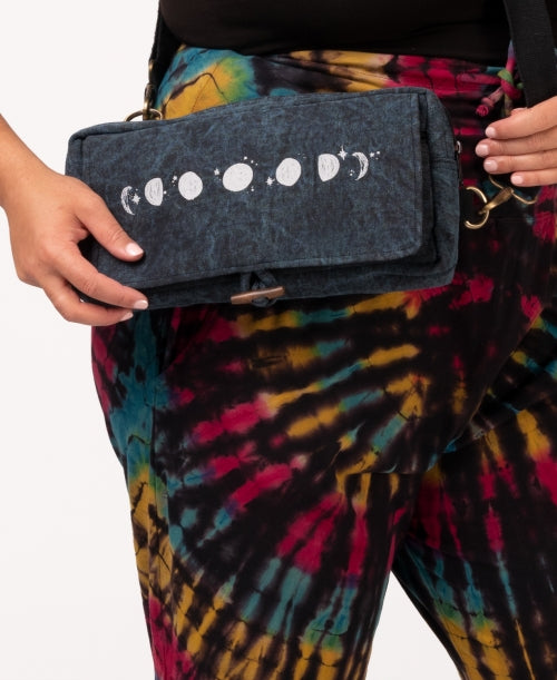 Moon Phases Hip Sling Bag