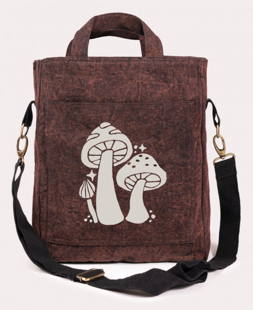 Three Little Mushrooms Forager Bag