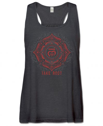 Take Root Chakra Recycled Racerback Tank